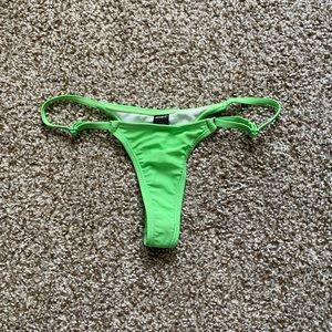 Boutine LA Lime Green Minimal Bottoms. Size S.